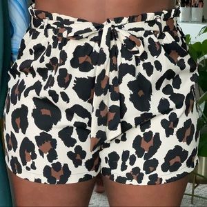 Boohoo Cheetah Shorts
